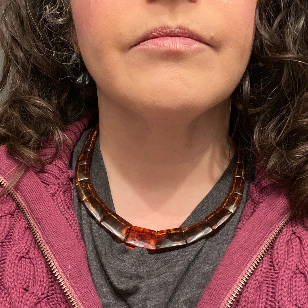 Elegant Brown Necklace